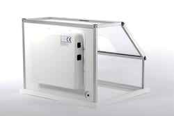 Solotec Scientific Limited Waysafe SA640 (previously WS2) Benchtop Sample Analysis Enclosure Two-speed fan and HEPA filter Waysafe | Buy Online | Solotec Scientific Limited | Fisher Scientific